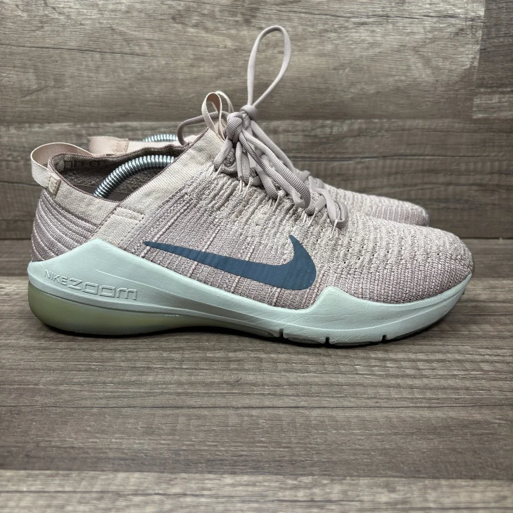 Nike Air Zoom Fearless Flyknit 2 Pink Womens US Size 8 AA1214-242 Running Shoes
